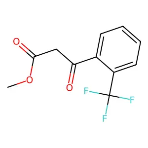 Methyl 3-oxo-3-(2-(trifluoromethyl)phenyl)propanoate structure