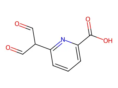 6-(1,3-Dioxopropan-2-yl)picolinic acid structure
