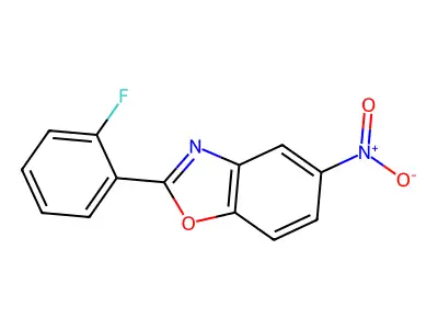 2-(2-Fluorophenyl)-5-nitrobenzoxazole structure