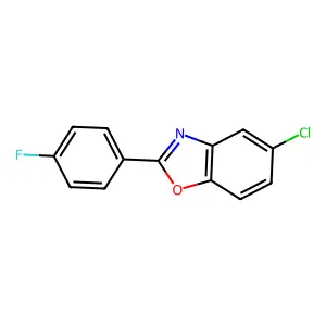 5-Chloro-2-(4-fluorophenyl)-1,3-benzoxazole structure
