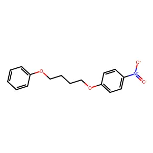 1-Nitro-4-(4-phenoxybutoxy)benzene structure