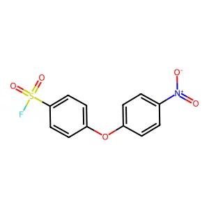 4-(4-硝基苯氧基)苯磺酰氟 structure