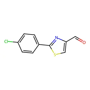 2-(4-Chlorophenyl)-1,3-thiazole-4-carbaldehyde structure