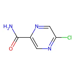 6-Chloropyrazine-2-carboxamide structure