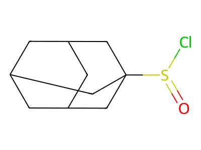 Adamantane-1-sulfinyl Chloride structure