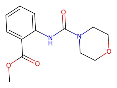 Methyl 2-[(morpholine-4-carbonyl)amino]benzoate structure