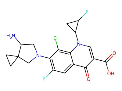Sitafloxacin structure