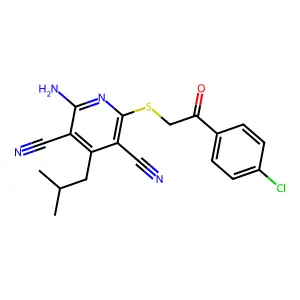 C19H17ClN4OS structure