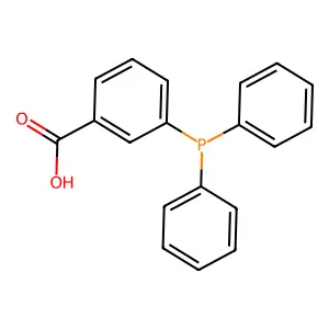 3-(Diphenylphosphino)benzoic acid structure