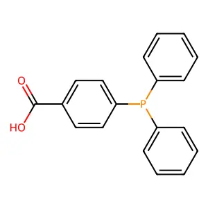 4-(Diphenylphosphino)benzoic acid structure