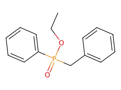 Phosphinic acid, phenyl(phenylmethyl)-, ethyl ester structure