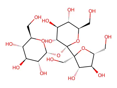 Isomaltosylfructoside structure
