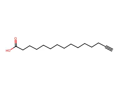 14-Pentadecynoic acid structure