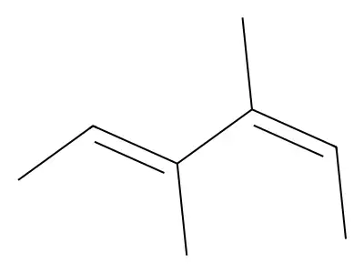 1,2,3,4-Tetramethyl-butadien structure