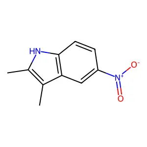 2,3-dimethyl-5-nitro-1H-indole structure