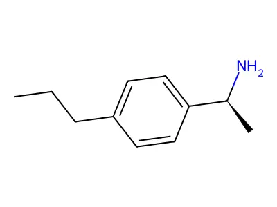 1-(4-Propylphenyl)ethanamine structure