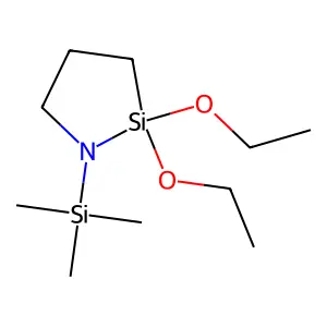 1-Aza-2-silacyclopentane, 2,2-diethoxy-1-(trimethylsilyl)- structure