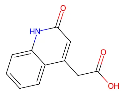 2-(2-Oxo-1,2-dihydroquinolin-4-yl)acetic acid structure