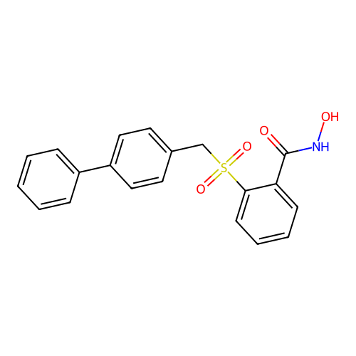 Benzamide, 2-[([1,1'-biphenyl]-4-ylmethyl)sulfonyl]-N-hydroxy- structure