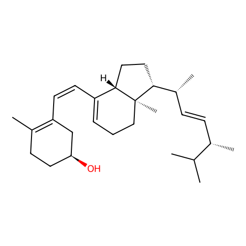 previtamin D2 structure