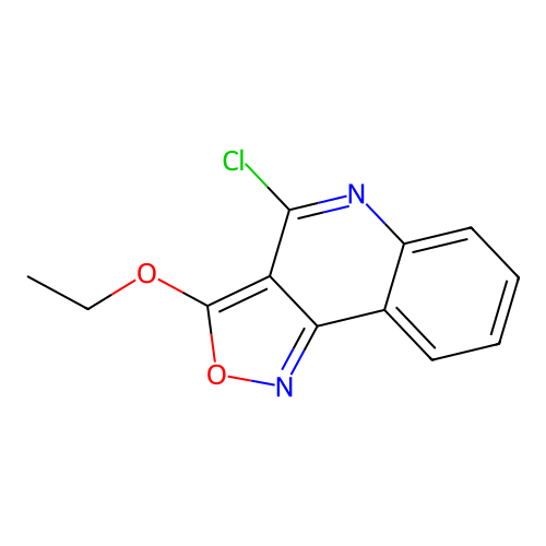4-Chloro-3-ethoxy-[1,2]oxazolo[4,3-c]quinoline structure
