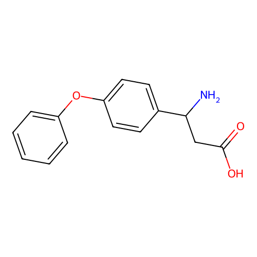 3-amino-3-(4-phenoxyphenyl)propanoic Acid structure