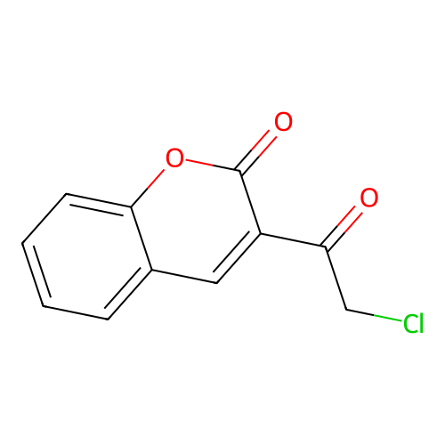 3-(2-Chloroacetyl)chromen-2-one structure