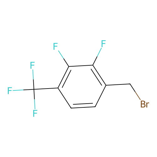 2,3-Difluoro-4-(trifluoromethyl)benzyl bromide structure