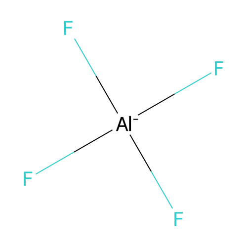 Tetrafluoroaluminate structure