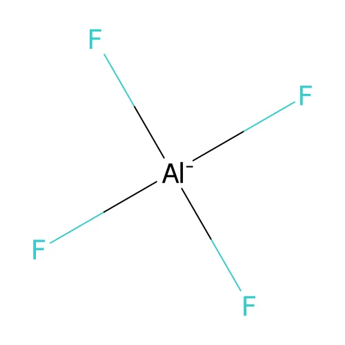 四氟铝化物 structure