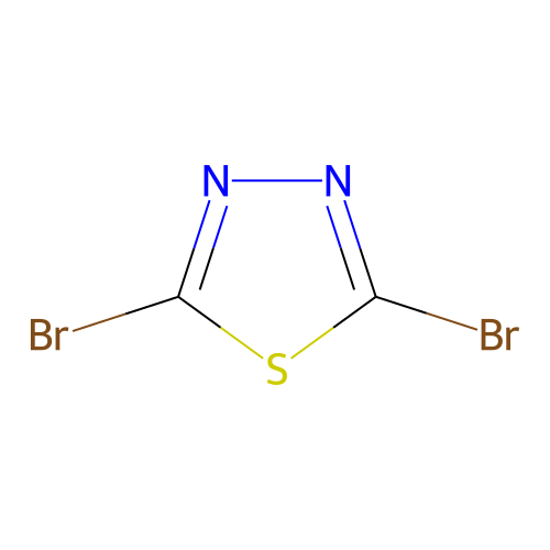 2,5-Dibromo-1,3,4-thiadiazole structure