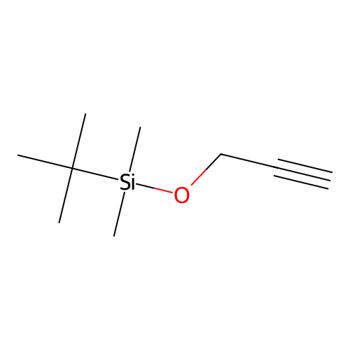 Propargyloxy-t-butyldimethylsilane structure
