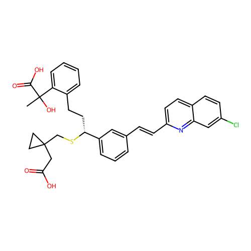 Montelukast Dicarboxylic Acid structure