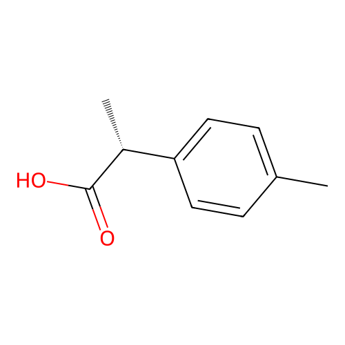 2-(4-Methylphenyl)propionic acid, (R)- structure