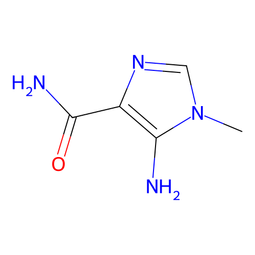 5-Amino-1-methyl-1H-imidazole-4-carboxamide structure