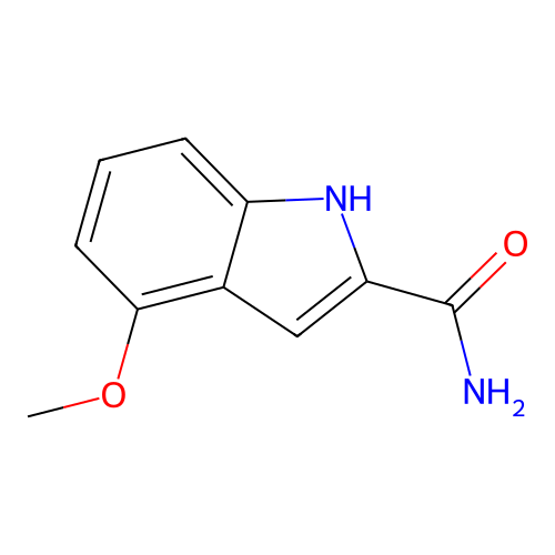 4-methoxy-1H-indole-2-carboxamide structure