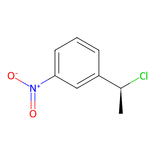 1-[(1S)-1-chloroethyl]-3-nitrobenzene structure