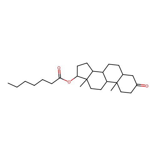 Stanolone enanthate structure