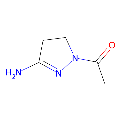 1-(5-Amino-3,4-dihydropyrazol-2-yl)ethanone structure