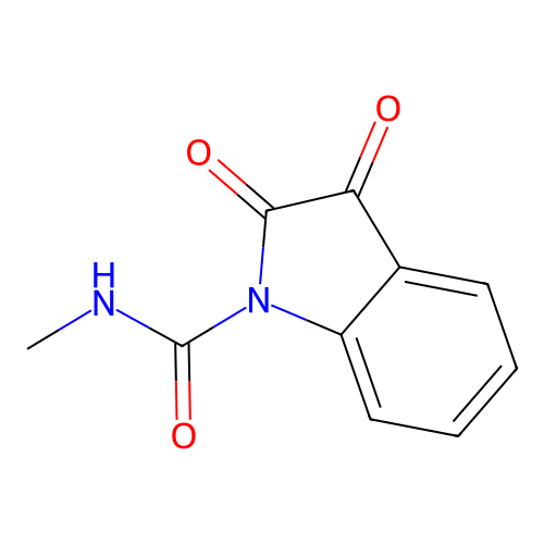 N-(methylcarbamoyl)isatin structure