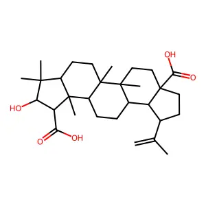 美洲茶酸 structure