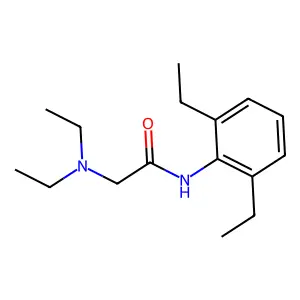 2-(二乙氨基)-N-(2,6-二乙基苯基)乙酰胺 structure