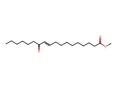 Methyl 12-oxooctadec-10-enoate structure