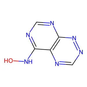 5-Nitroso-1,2-dihydropyrimido[5,4-e][1,2,4]triazine structure