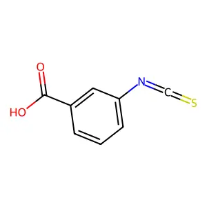 Benzoic acid, 3-isothiocyanato- structure