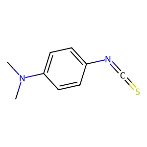Isothiocyanic acid, p-dimethylaminophenyl ester structure