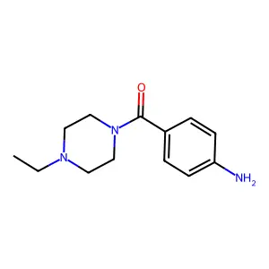 (4-Aminophenyl)(4-ethylpiperazin-1-yl)methanone structure