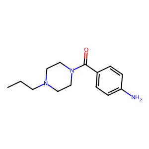 (4-Aminophenyl)(4-propylpiperazin-1-yl)methanone structure