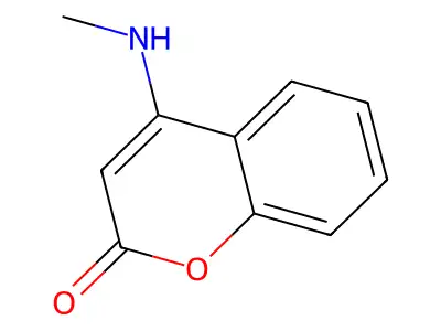 4-(methylamino)-2H-chromen-2-one structure