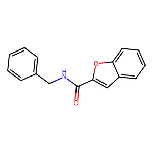 N-benzyl-1-benzofuran-2-carboxamide structure